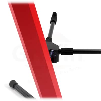 GRIFFIN Two Tier Column Keyboard Stand – Mic Boom 2 Arm Double Mount Studio Gear image 3
