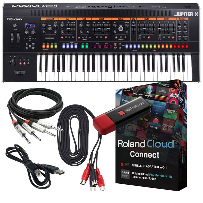 Roland Jupiter-X 61-Key Synthesizer CLOUD KIT image 1