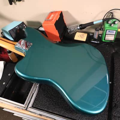 Fender American Professional Classic Jazzmaster Metallic Teal Electric Guitar image 22