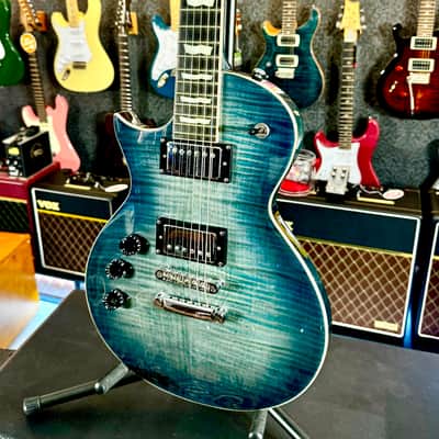 ESP LTD EC 256FM CB ZURDO / LEFTY/ GAUCHER - COBALT BLUE image 6