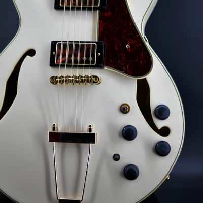 Ibanez AMH90-IV Artcore Expressionist Ivory image 5