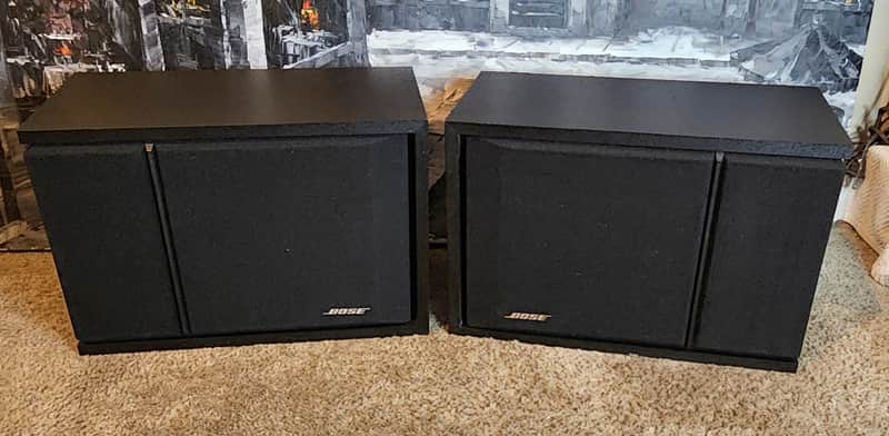 Bose Bose 201 Series III are vintage (1991–1996) bookshelf speakers Black - Black image 1