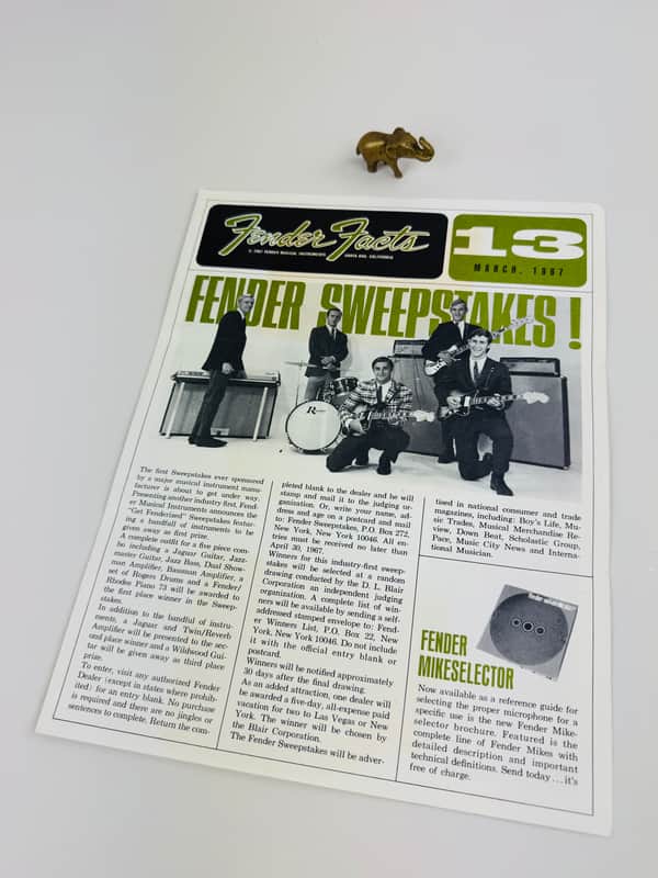Fender Facts No. 13 Dealer Periodical 1967 image 1