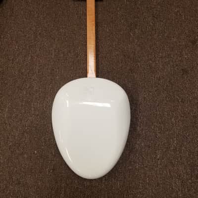 Snikle Bedpan Cigar Box Guitar 3 String Fretless Elec/Acoustic Slide Guitar 2017 Oak Neck image 4