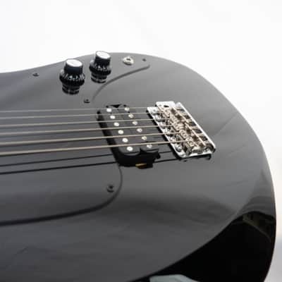 Aria electric baritone guitar gloss black JET-Btone-BK image 7