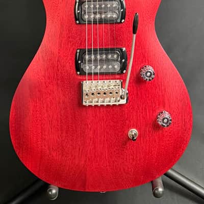 PRS SE CE 24 Standard Satin Electric Guitar Vintage Cherry w/ Gig Bag image 1