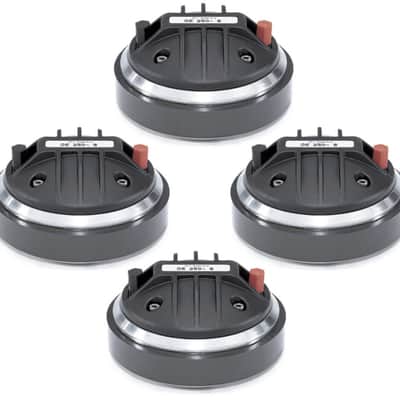 4x B&C DE250 1" High Frequency Compression Driver 120 Watts 8-Ohms DRV2508M image 1