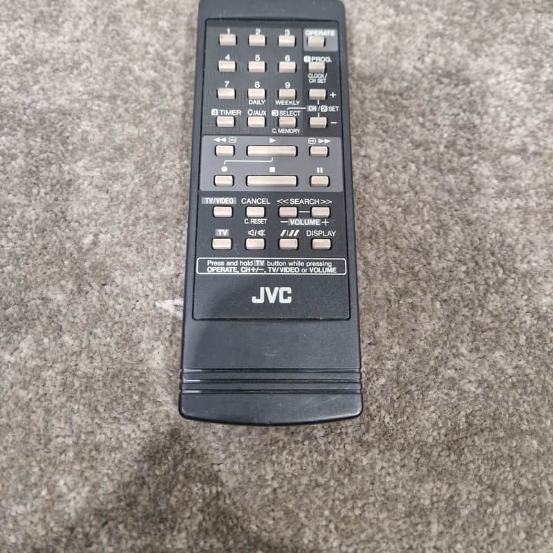 2010s JVC JVC TV Remote Black