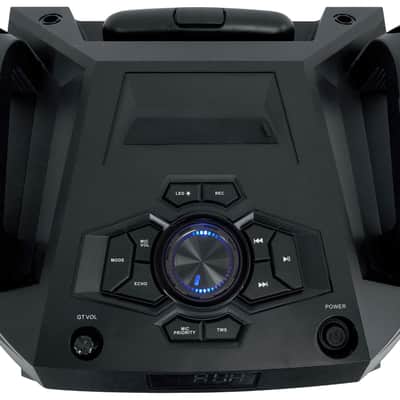 Rockville RockNGo 800 10" Portable Bluetooth Speaker w/LED+Wireless Microphones image 11