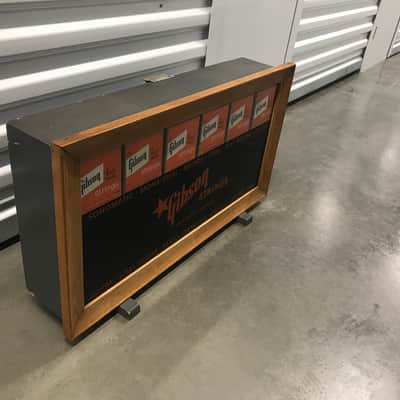 Original Gibson 1950's Store Display String Case w/ strings, Black & Orange, WOW! image 3