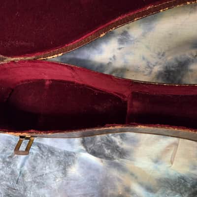 Vintage RARE 1958 to 1962 Gibson Brown Faux Alligator Burgandy Interior ES 335 330 Soft Shell Electric Guitar Case image 11