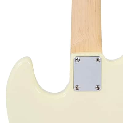 Vintage VJ74MVW ReIssued Maple Fingerboard Vintage White image 8