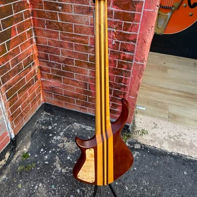 Warrior Dran Michael 5-String Bass 2020 - outstanding Quilty Maple example boy do we luv these Basses ! image 4