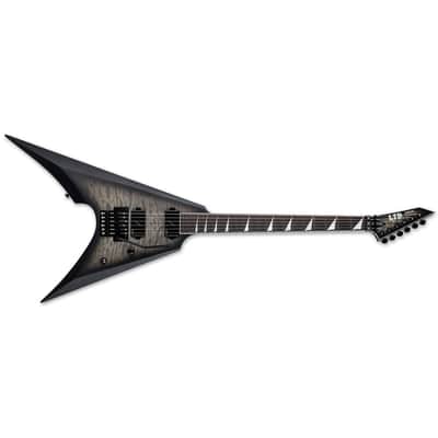 ESP LTD ARROW-1000 QM Charcoal Burst Satin FR Floyd Rose Electric Guitar - BRAND NEW + ESP HARD CASE image 2