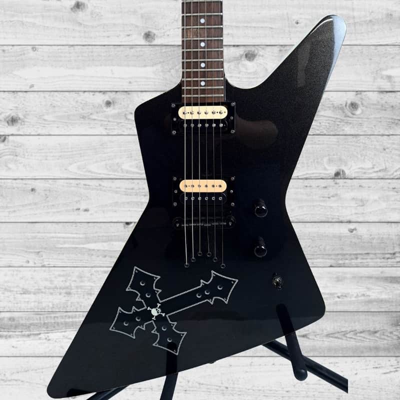 Used Dean Bret Michaels Signature Z Electric Guitar - Metallic Black (9 lb 2 oz) image 1