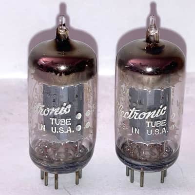 1957 GE 5965 12AV7 Tubes-Matched Pair, Tested NOS/NIB, Matched Codes image 2