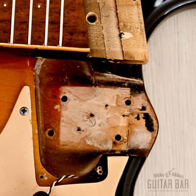 1978 Mosrite Ventures Model Vintage Guitar Sunburst w/ Moseley Vibrato, Case image 16