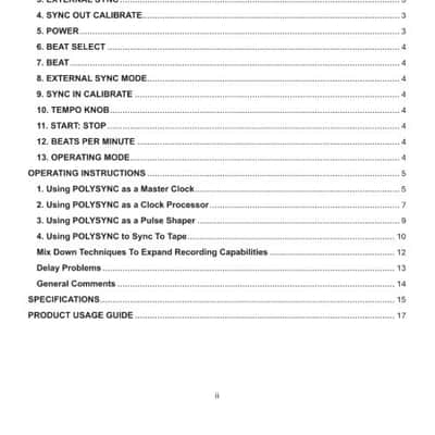 Immagine Byter Polysync Rhythm Controller Operating Manual - 2