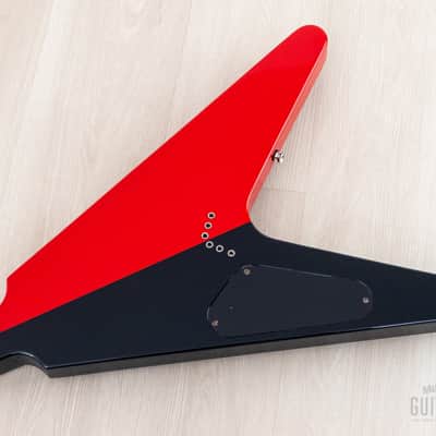 2015 Dean Custom Shop USA Michael Schenker Red Black Flying V, Signed 1 of 50 w/ Case, CoA, Tags image 14
