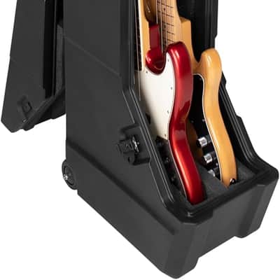 Gator 2-in-1 Hard Case for Two Electric Bass Guitars, Precision, Jazz, Stingray image 2