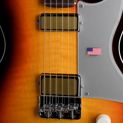 Harmony Factory Special Jupiter Thinline Flame Maple 3 Tone Sunburst With Mono Case - 1 OF 24 image 4