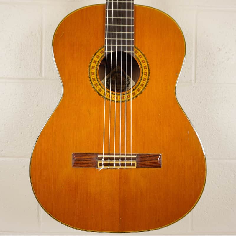 Vintage 1970s Fernandes GC-20 Grand Concert Classical Guitar MIJ w/ Hard Case