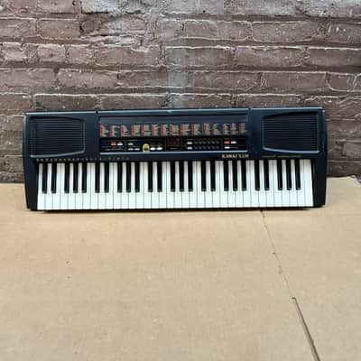 Kawai X130 61-Key Electronic Keyboard Non-Working For Parts or Repair No Power Adapter