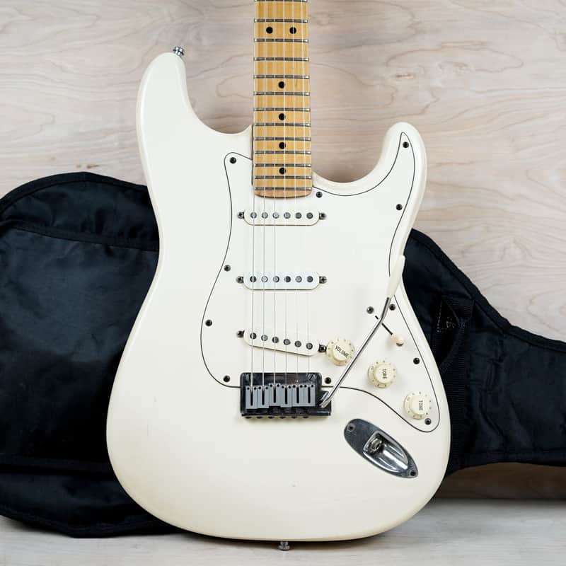Fender American Standard Stratocaster 1991 Olympic White E Serial