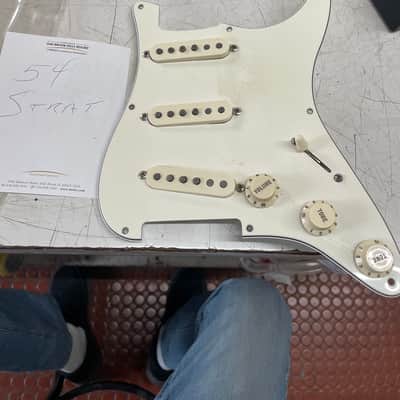 Fender Custom shop strat pickups pickguard assembly - Off white image 1