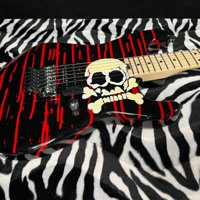 Charvel Warren DeMartini Signature Pro-Mod Blood and Skull Graphic 7.7lbs - Authorized Dealer - G00436 image 4
