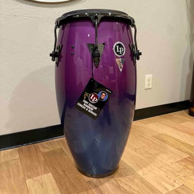 ~NEW!~ LP Latin Percussion LP559X-TS Tony Succar Signature 11-3/4" New Zealand Pine Conga in Rainbow Lacquer with Black Nickel Hardware & Black Skyn Head image 3