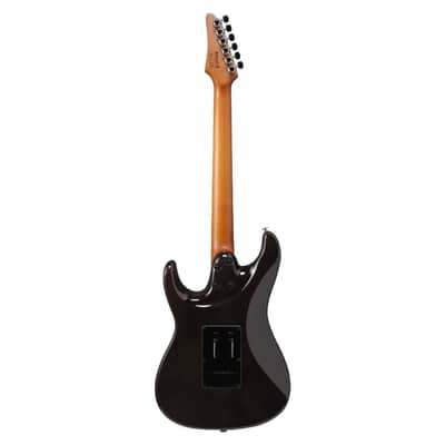 Ibanez AZ22S1F Standard 6-String Right-Handed Electric Guitar with Roasted Maple Neck and Jatoba Fretboard (Transparent Black Sunburst) image 2