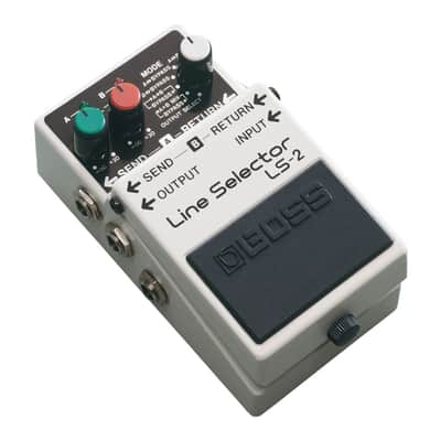 Boss LS-2 Compact Battery and Adapter Powered Line Selector Pedal with Level Control and Six Looping Modes for Multiple Effects Setups image 5