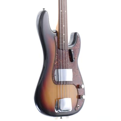 FENDER USA American Vintage '62 Precision Bass (Fretless mod) 3-Color Sunburst [V147080] (05/12) image 8