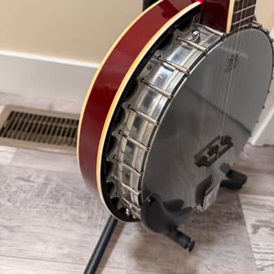 Saujin 5-String Resonator Banjo with Case 1970’s image 7