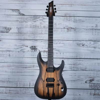Schecter C-1 Pale Moon Electric Guitar | Natural Satin with Black Burst image 3