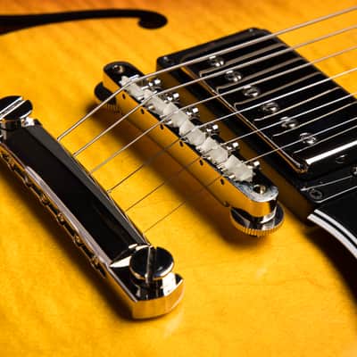 Gibson Custom Shop PSL '64 ES-335 Figured Reissue Gloss Antiquity Burst 7.14 #140692 image 14