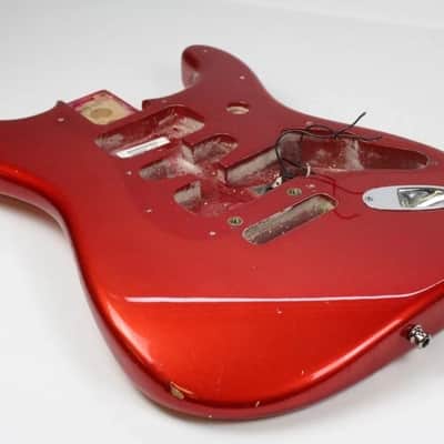 2002 Vintage Fender Stratocaster American Standard Crimson Red BODY USA image 18
