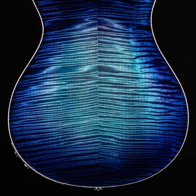 PRS Private Stock 10800 Hollowbody II Piezo Birds of a Feather Aqua Violet Glow (319) image 4