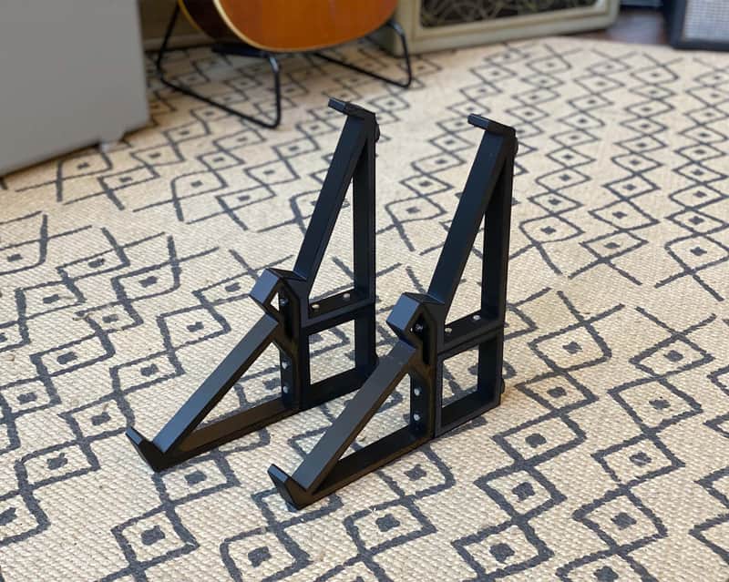 Black Legs Two-Tier Pod Stand (Assembled) image 1