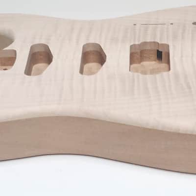 Shepard Custom Guitars Custom Stratocaster/Telecaster Hybrid Semi-hollow Backroute F Hole Optional 2026 - Unfinished image 5