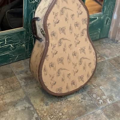 Vintage Kay Cowboy Theme 3/4 Guitar Case Ranch / Western / Frontier Theme image 7