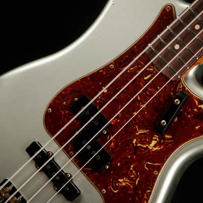 Fender Custom Shop Eddie's Exclusive 1964 Precision Bass Journeyman Relic - Inca Silver image 13