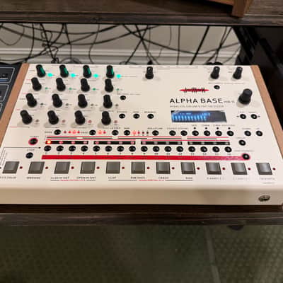 JoMox Alpha Base Analog Drum Synthesizer 2017 - Present - White / Natural image 11