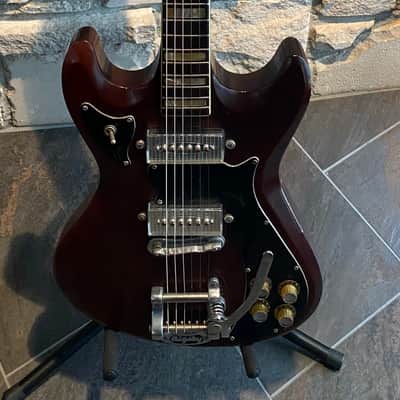 Kay  Montclair Apollo 1960's Mahogany Vintage Electric Guitar Bigsby image 1