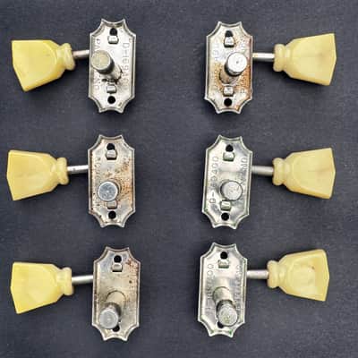 1958 1959 1960 Kluson tuners as used on Gibson Les Paul and ES335 guitars. Mediocre. image 2