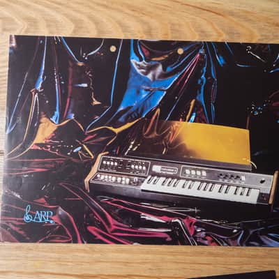 Lot: 6x A4 ARP adverts + 3x KORG Owner's manuals image 7