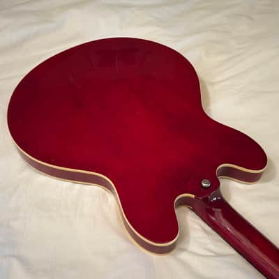 Vintage 1998 Epiphone Dot (Gibson 335) - Made in Korea (MIK) - Cherry - Free Pro Setup image 9
