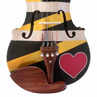 Rozanna's Love Wrap 3/4 Violin Outfit with pearl fine tuners image 2