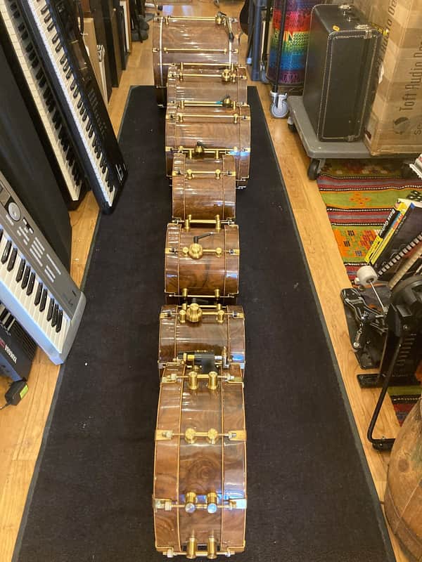 Bearing Edge 7 Piece Drum Set Kit-Maple Shells-Wood Hoops-Amazing image 1